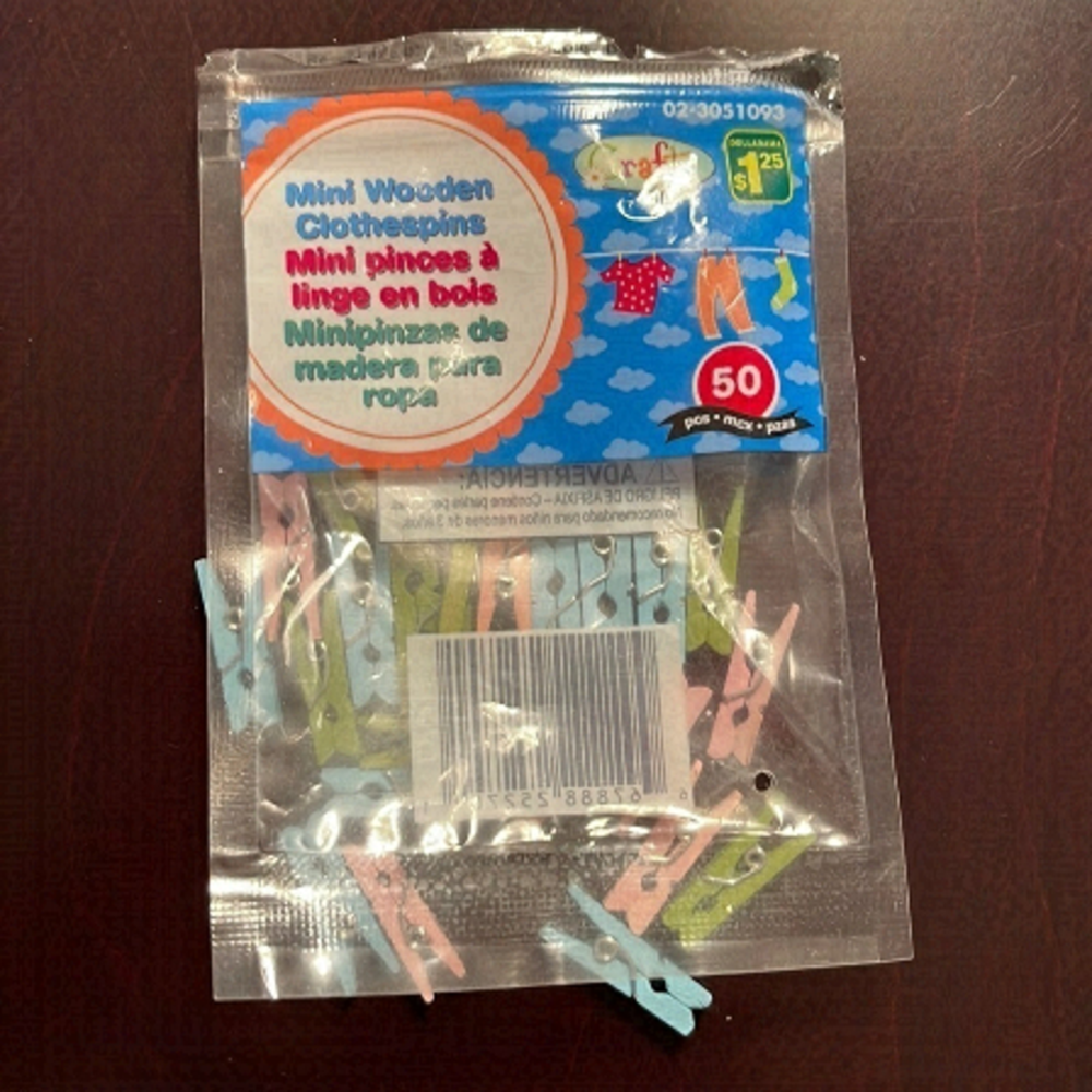 Mini Wonder Clothespins Mini 23Pcs
